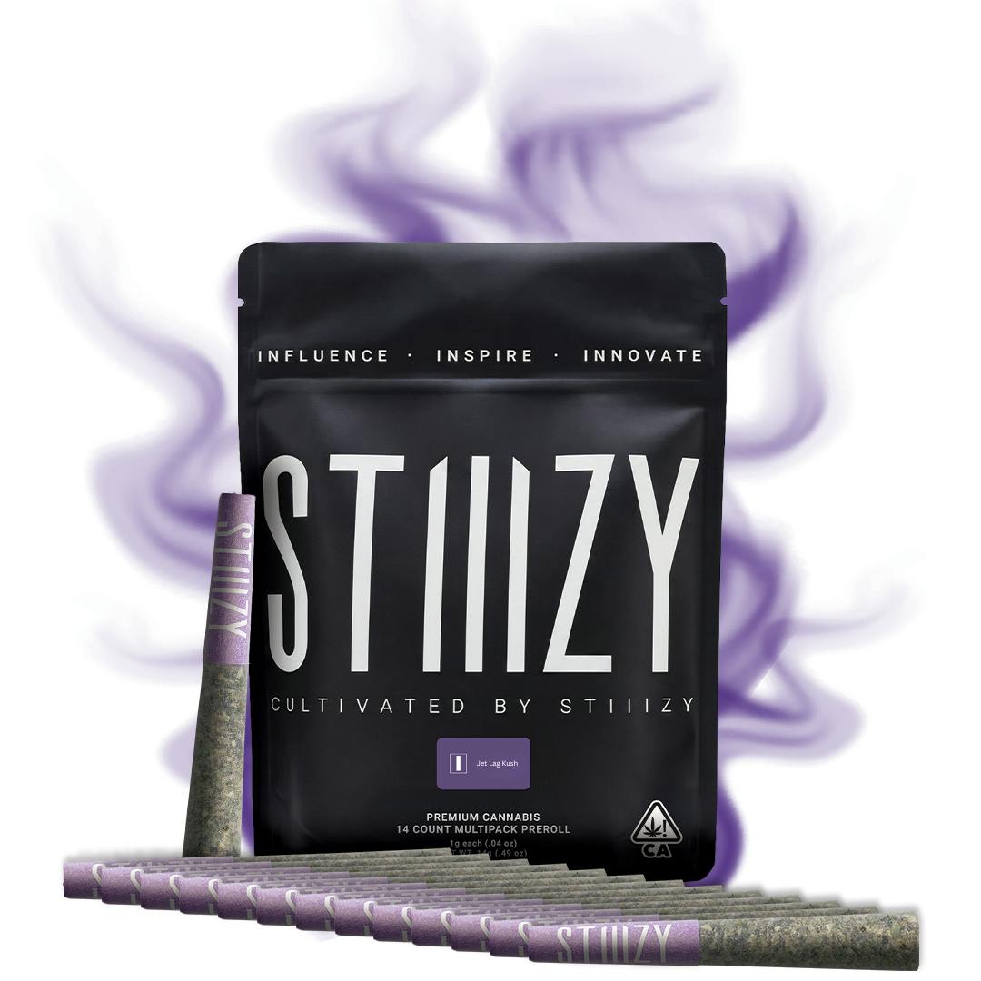 STIIIZY - Black Label Preroll Multipack - Jet Lag Kush - 14g