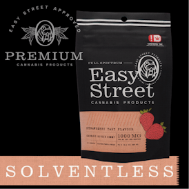 1000mg Easy Street Hybrid Gummies - Strawberry Tart