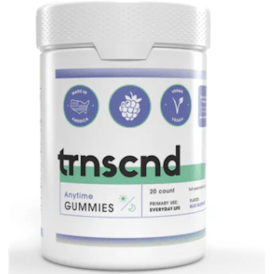 540mg trnscnd 25:2 CBD Gummies - Anytime Blue Raspberry