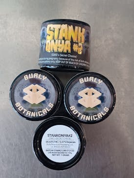 1g Burly Botanicals Indica Live Rosin Badder - Stankonya #2