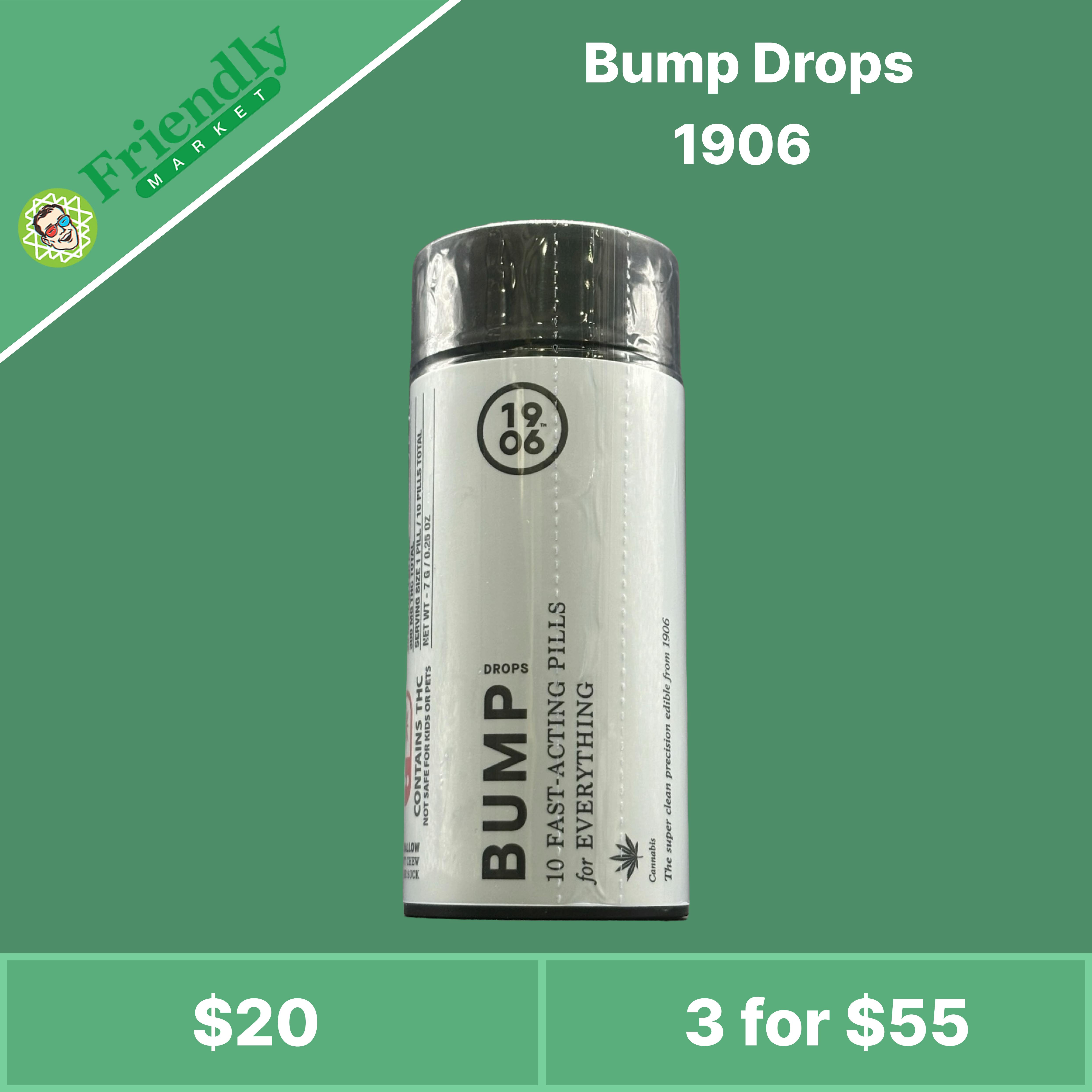 1906 Drops 300mg THC - Bump