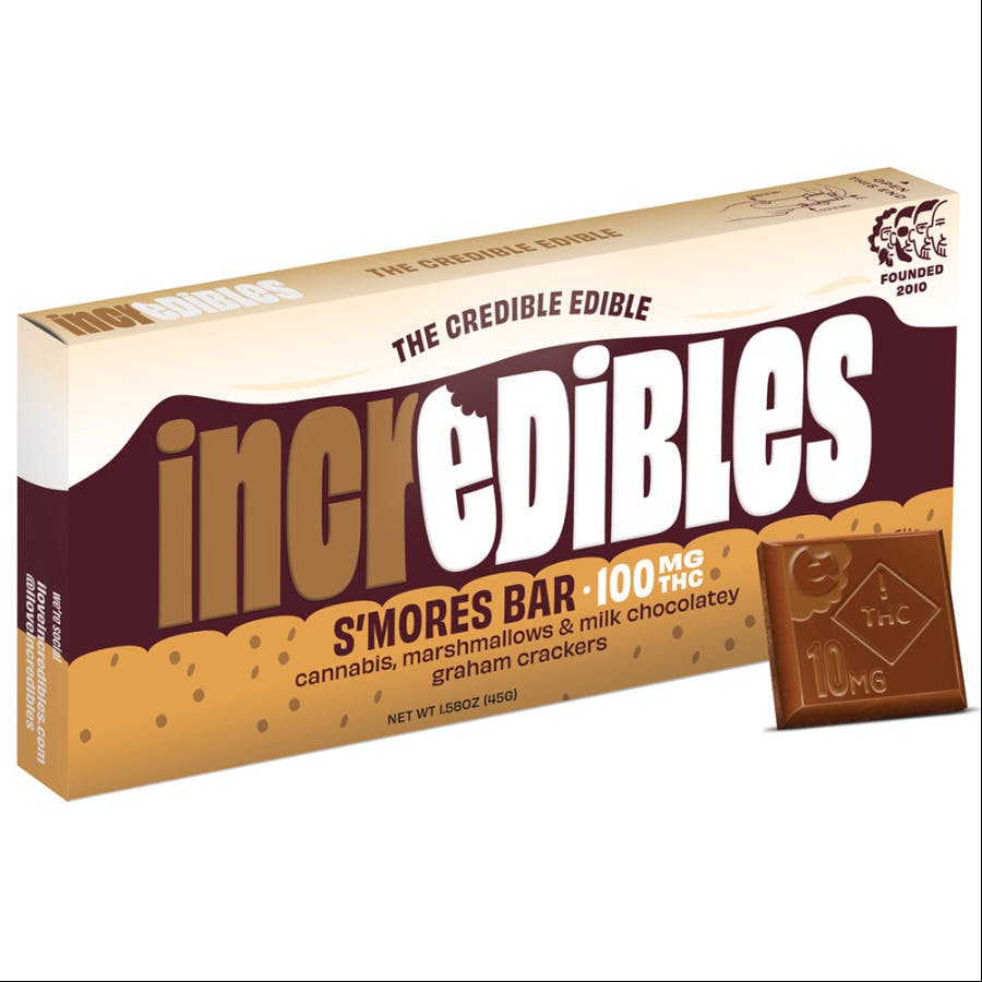 S'Mores-(H)-Milk Chocolate-100mg-Incredibles cannabis product