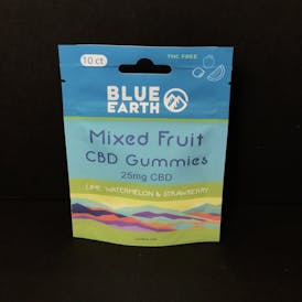 CBD Mixed Fruit - Lime, Watermelon, Strawberry Gummies 10ct