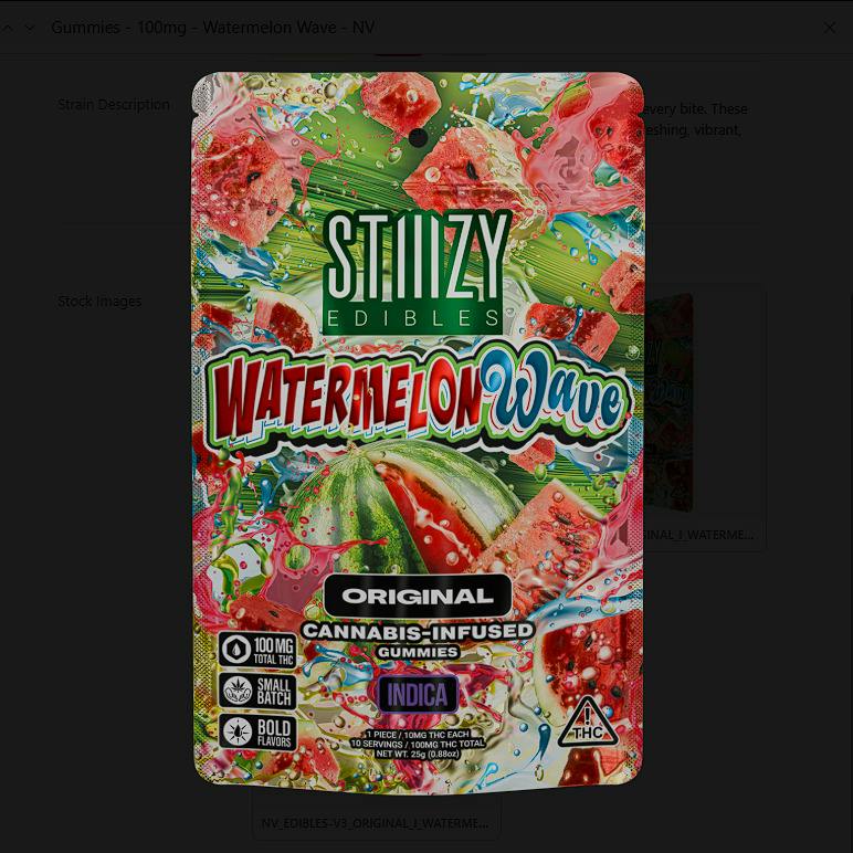 STIIIZY Watermelon Wave (I) Gummies 10mg 10pk