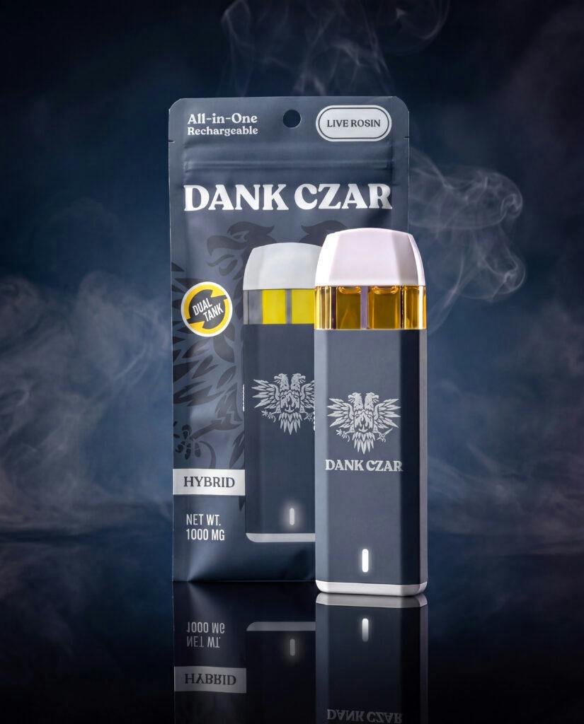 Dank Czar Gluey Vuitton (I) Solventless Live Hash Rosin Disposable Vape