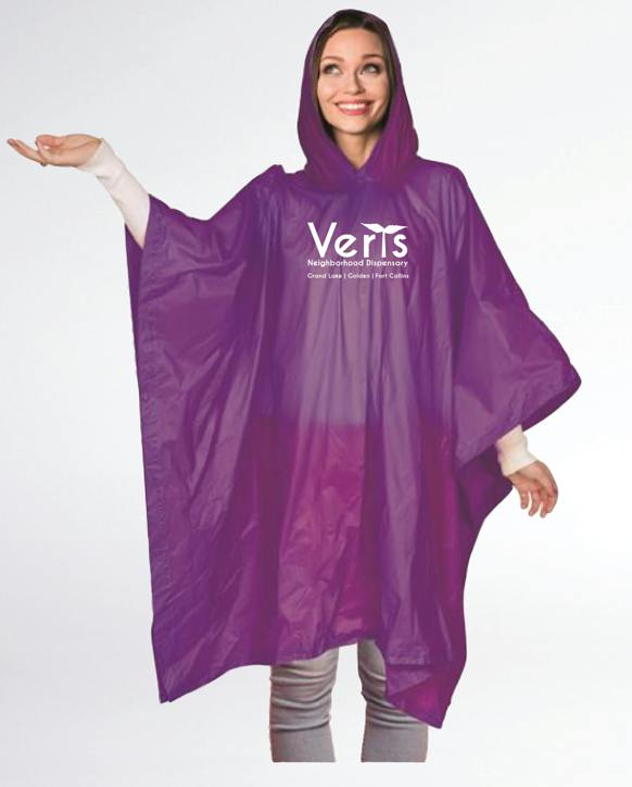 Verts | Purple Rain Poncho