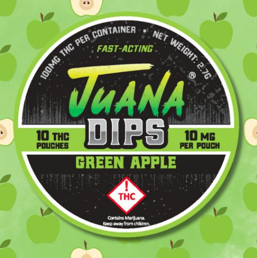 Green Apple | Dip Pouches | 10PK | 100MG