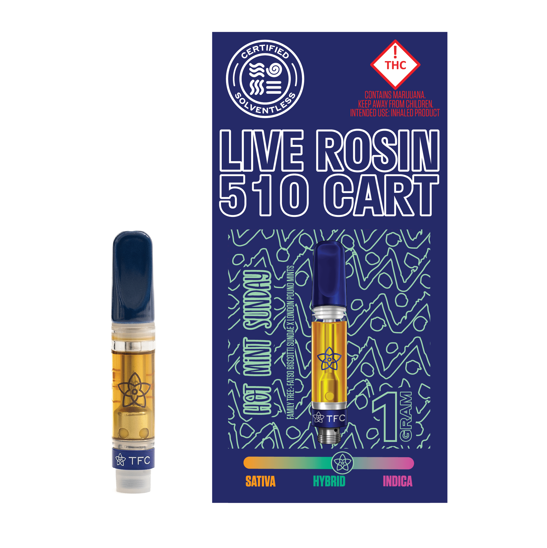 Hot Mint Sunday - Rosin Cartridge - 1000mg