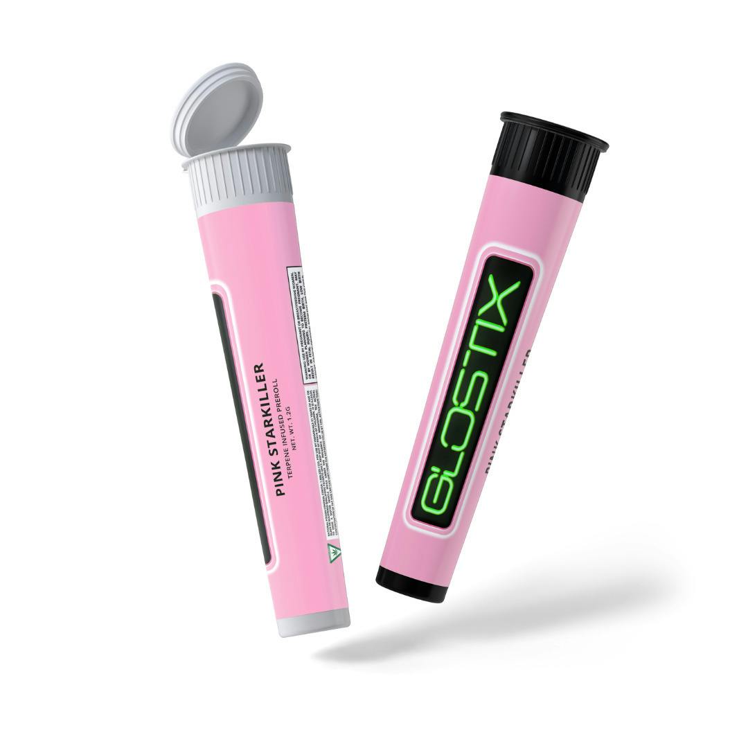 GloStix - 1.2g Pre-Roll - Pink Starkiller at High Society Weed Dispensary Big Rapids