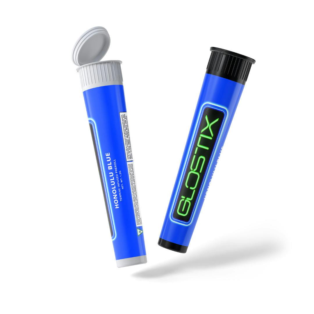 GloStix - 1.2g Pre-Roll - Honolulu Blue at High Society Weed Dispensary Big Rapids