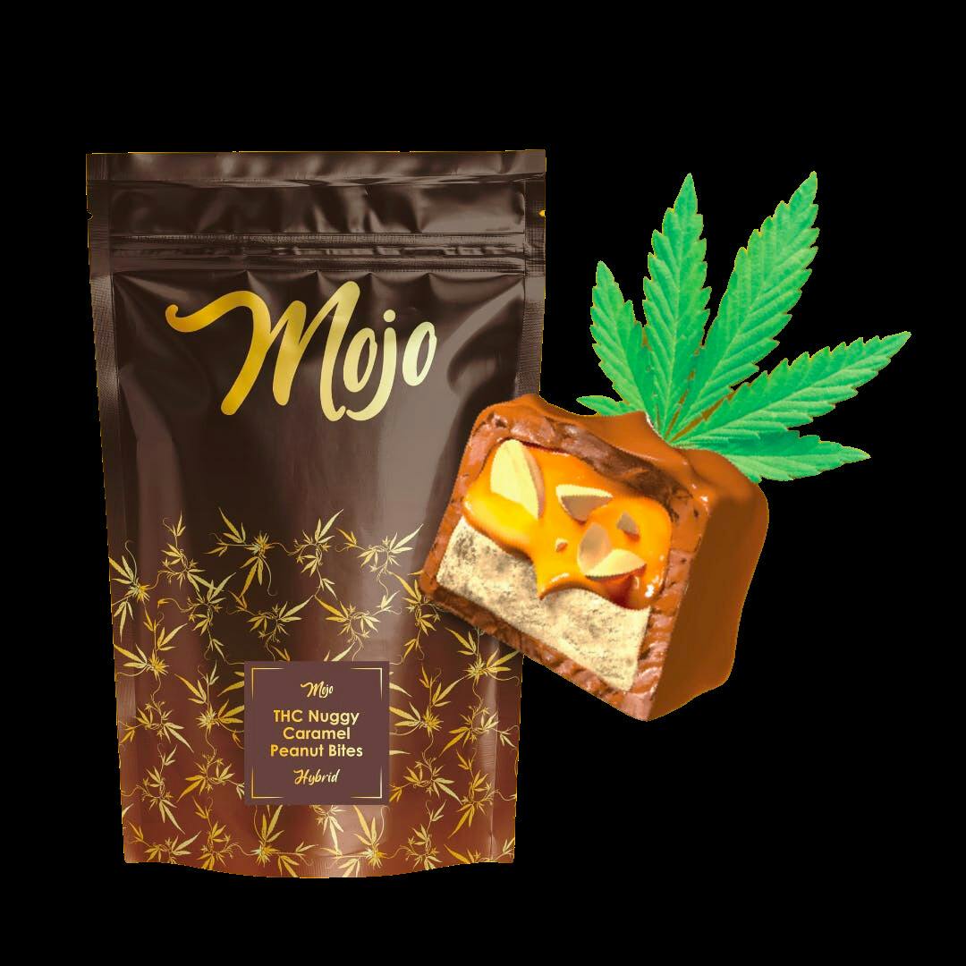 Mojo - 200mg Chocolates - Nuggy Caramel Peanut Bites