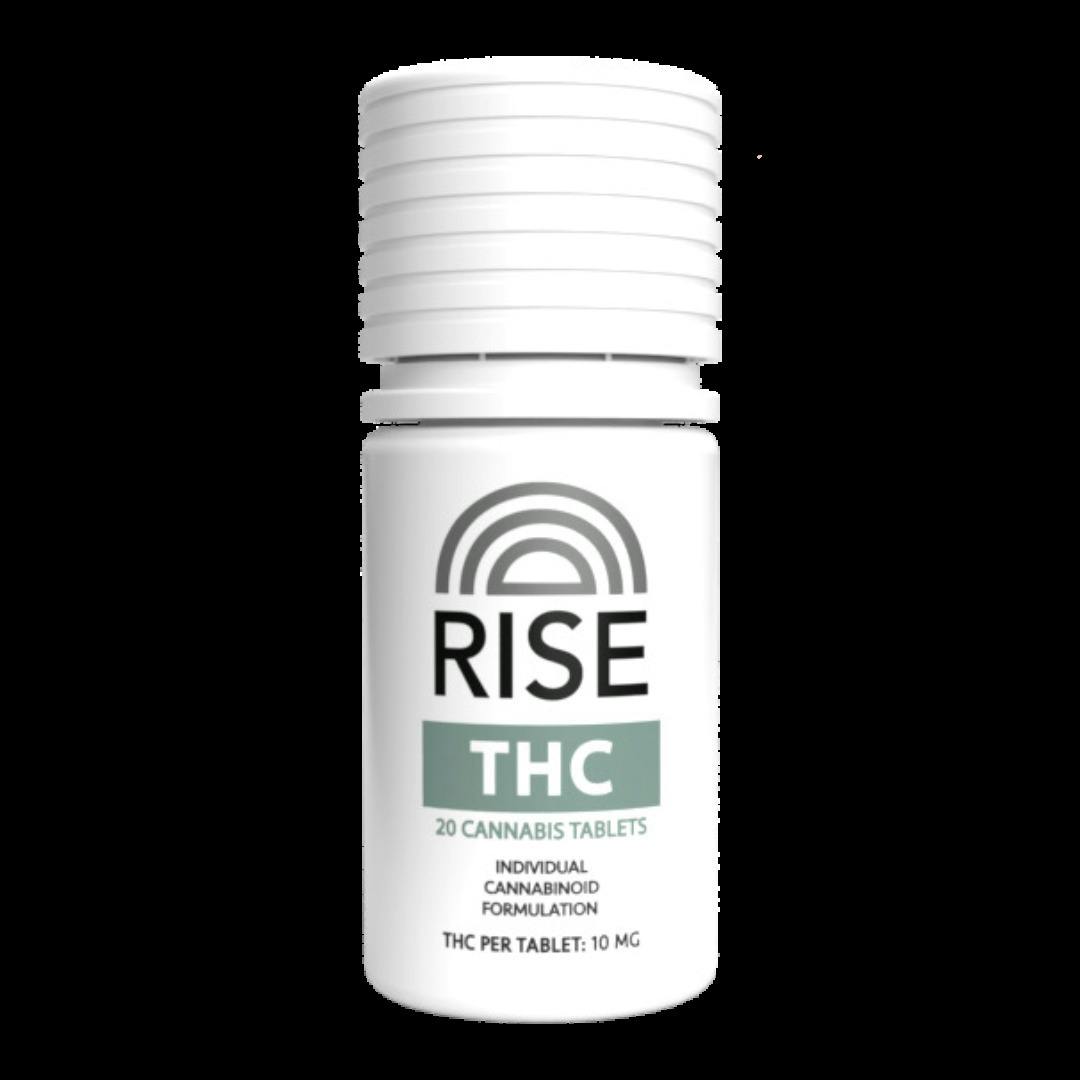 RISE | THC Tablets | 200mg | 20ct | 10mg/ea
