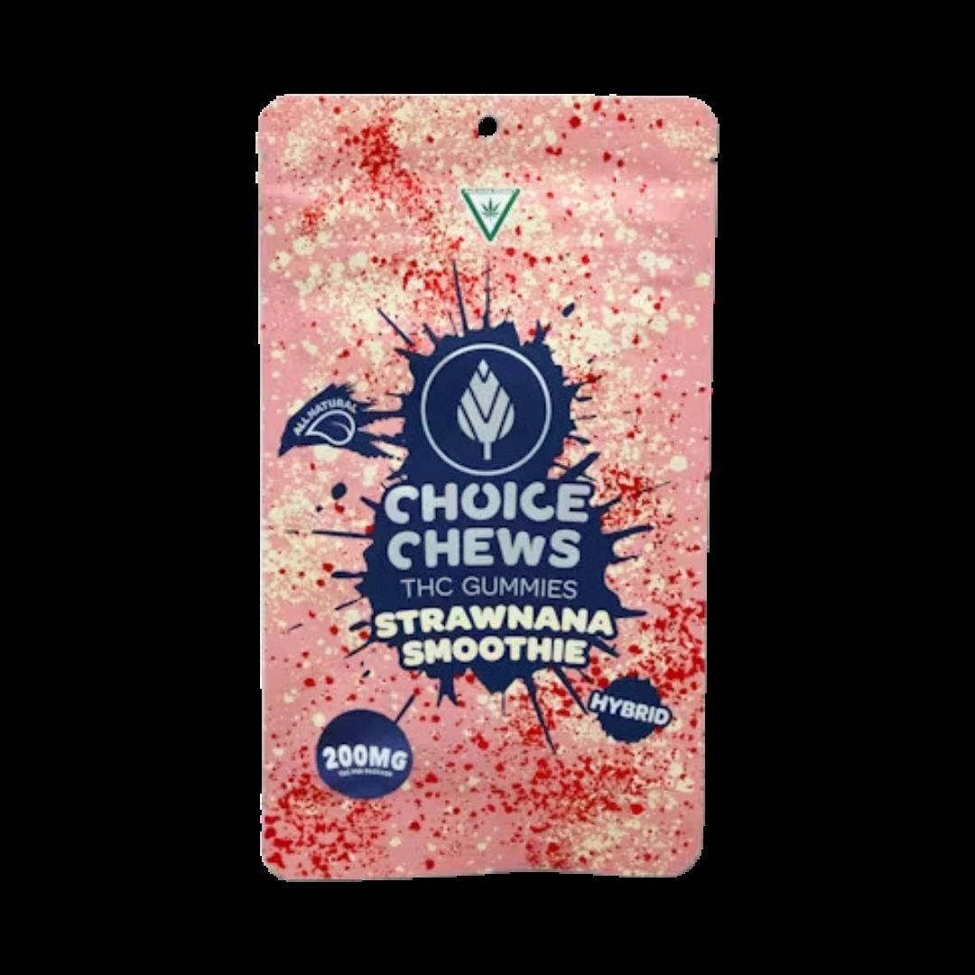 Choice - 200mg Gummies - Strawnana Smoothie