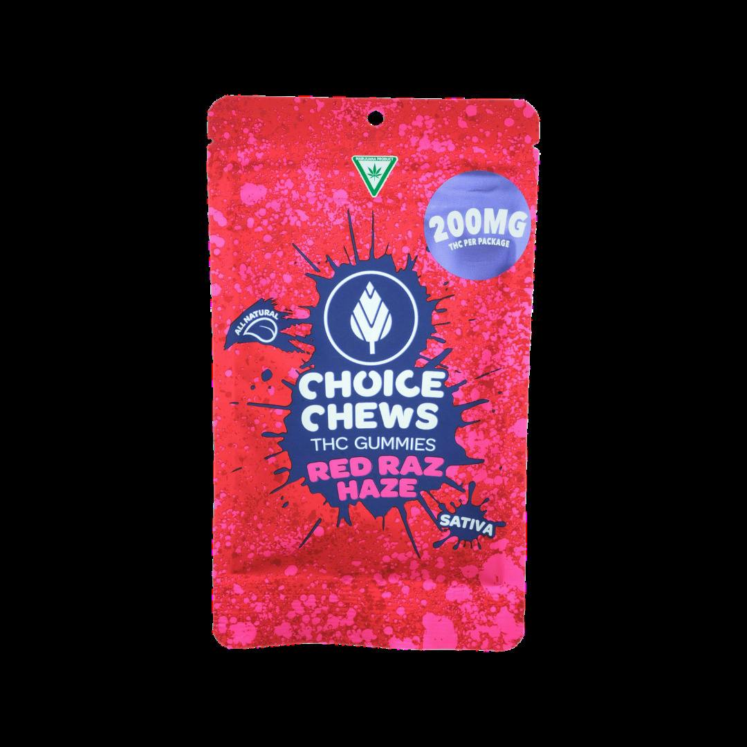 Choice - 200mg Gummies - Red Raz Haze