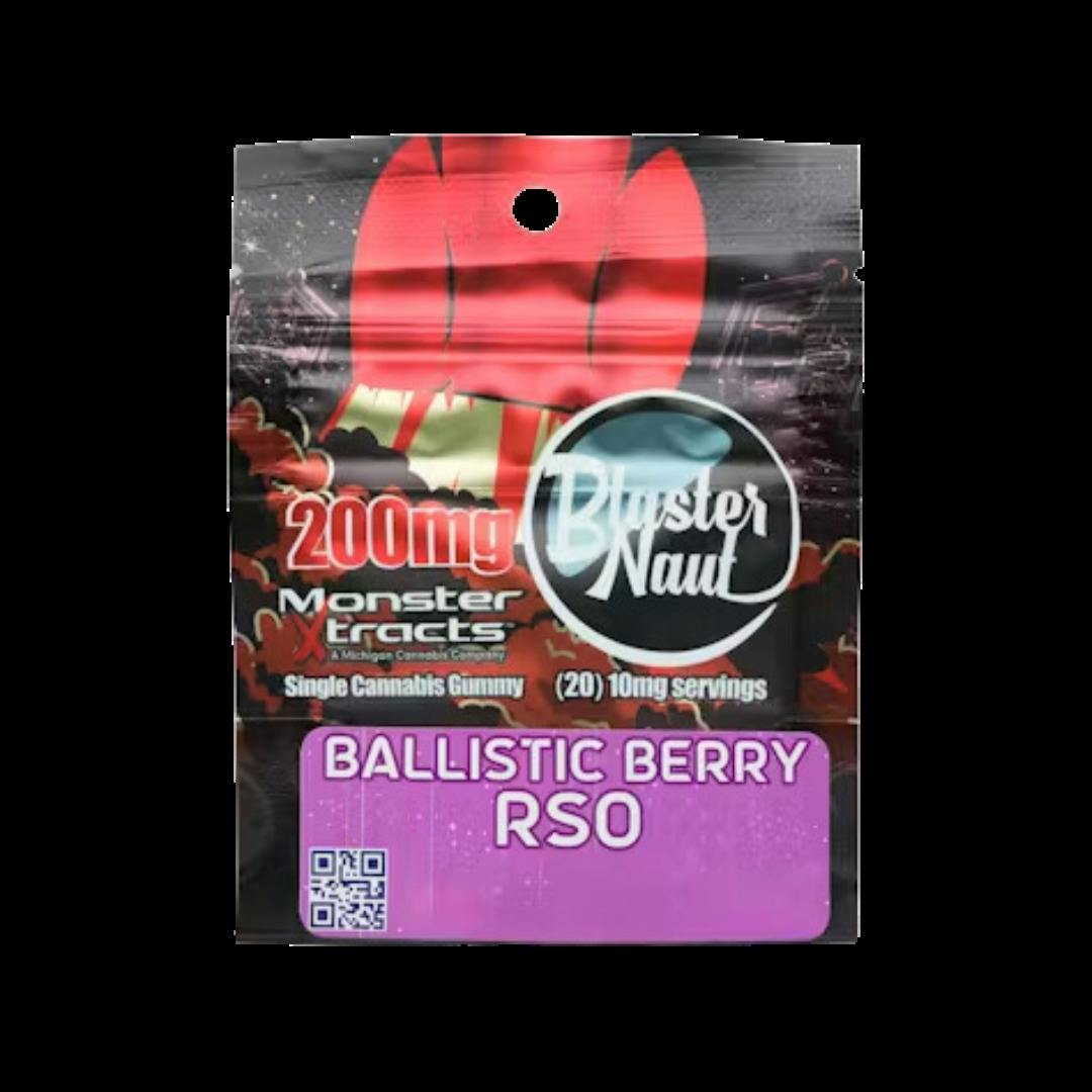 Monster Xtracts - 20mg Gummies RSO - Berry Cherry
