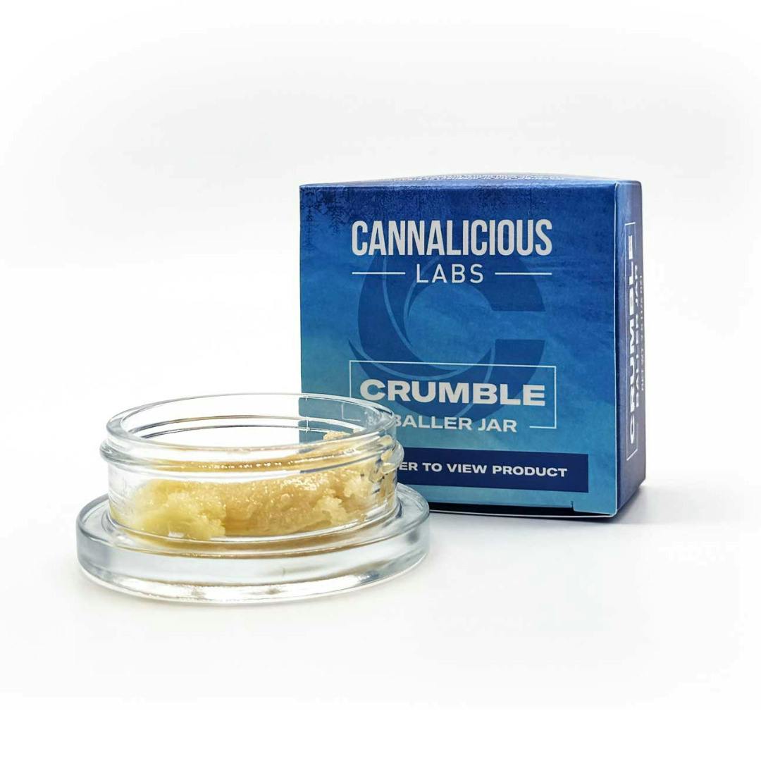Cannalicious Labs - 7g Crumble Baller Jar - Sour Amnesia