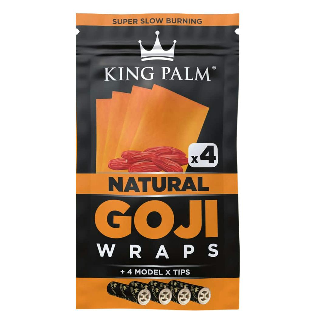 King Palm Goji Wraps - Natural - 4pk