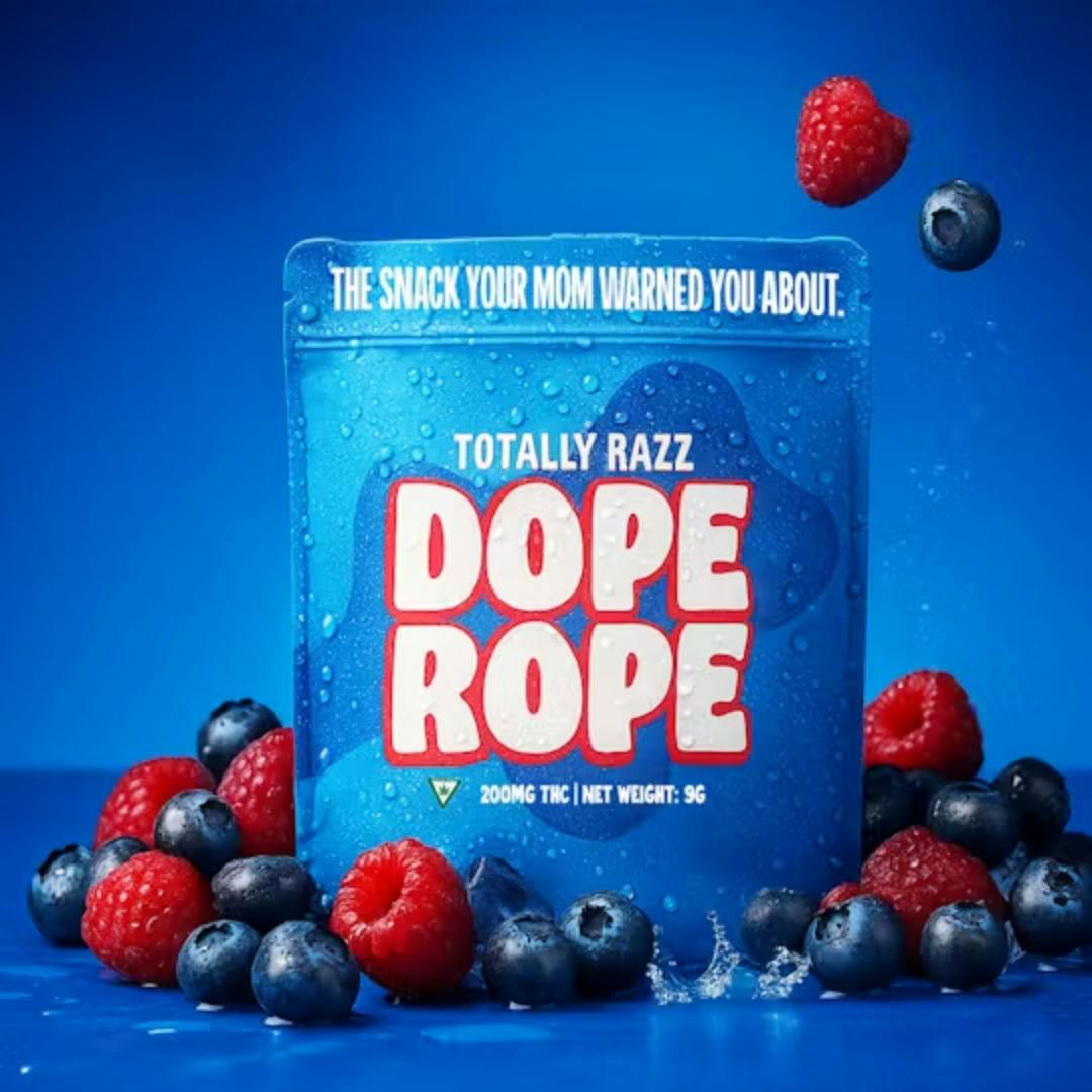 Dope Rope - 200mg Gummy Rope - Totally Razz