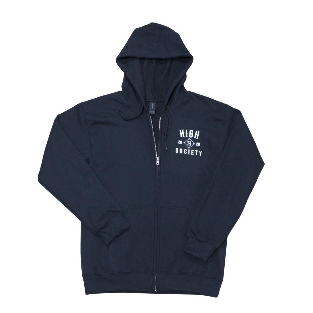 Apparel - Black & White HS Zip Hoodie
