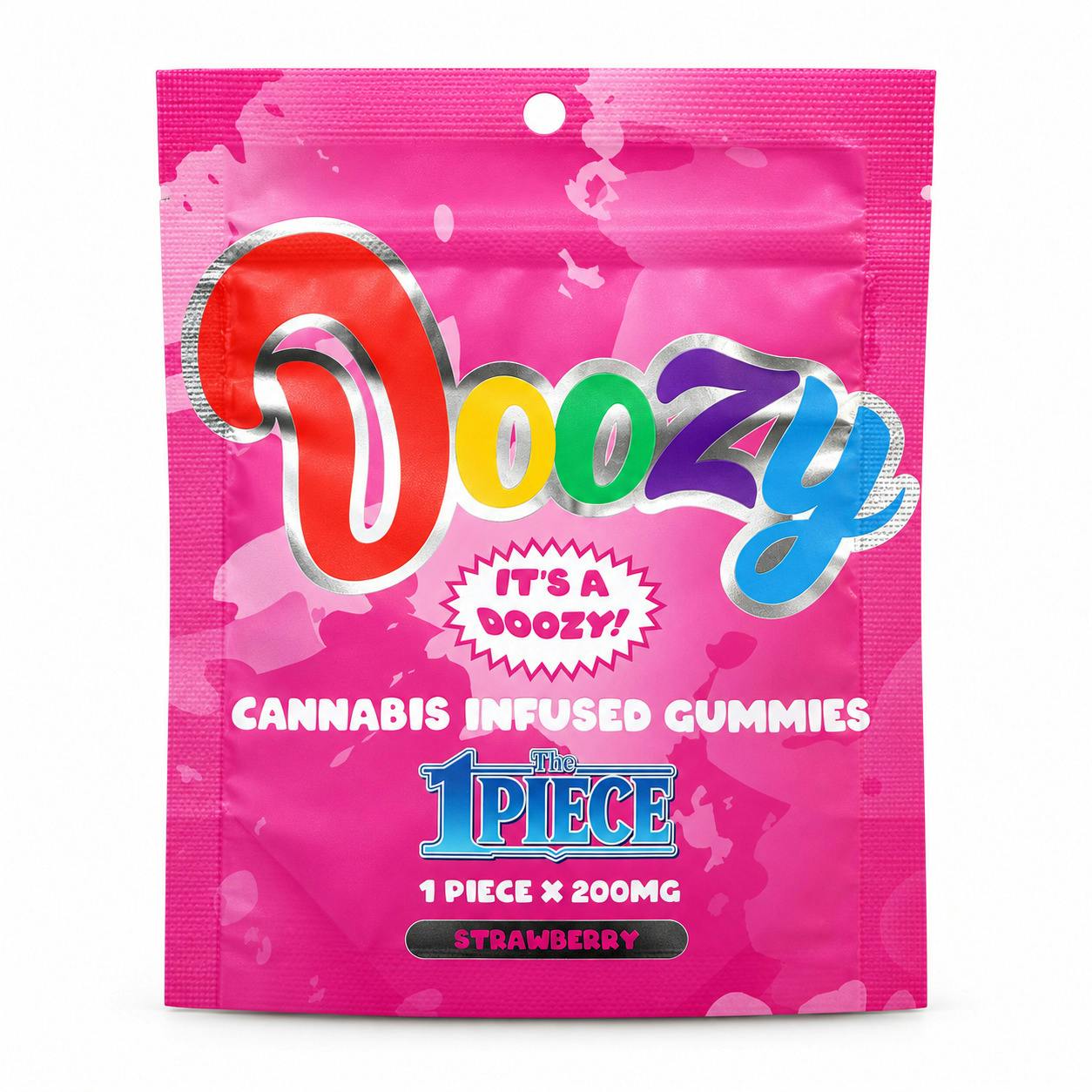 Doozy - 200mg Infused Edible 1pc - Strawberry
