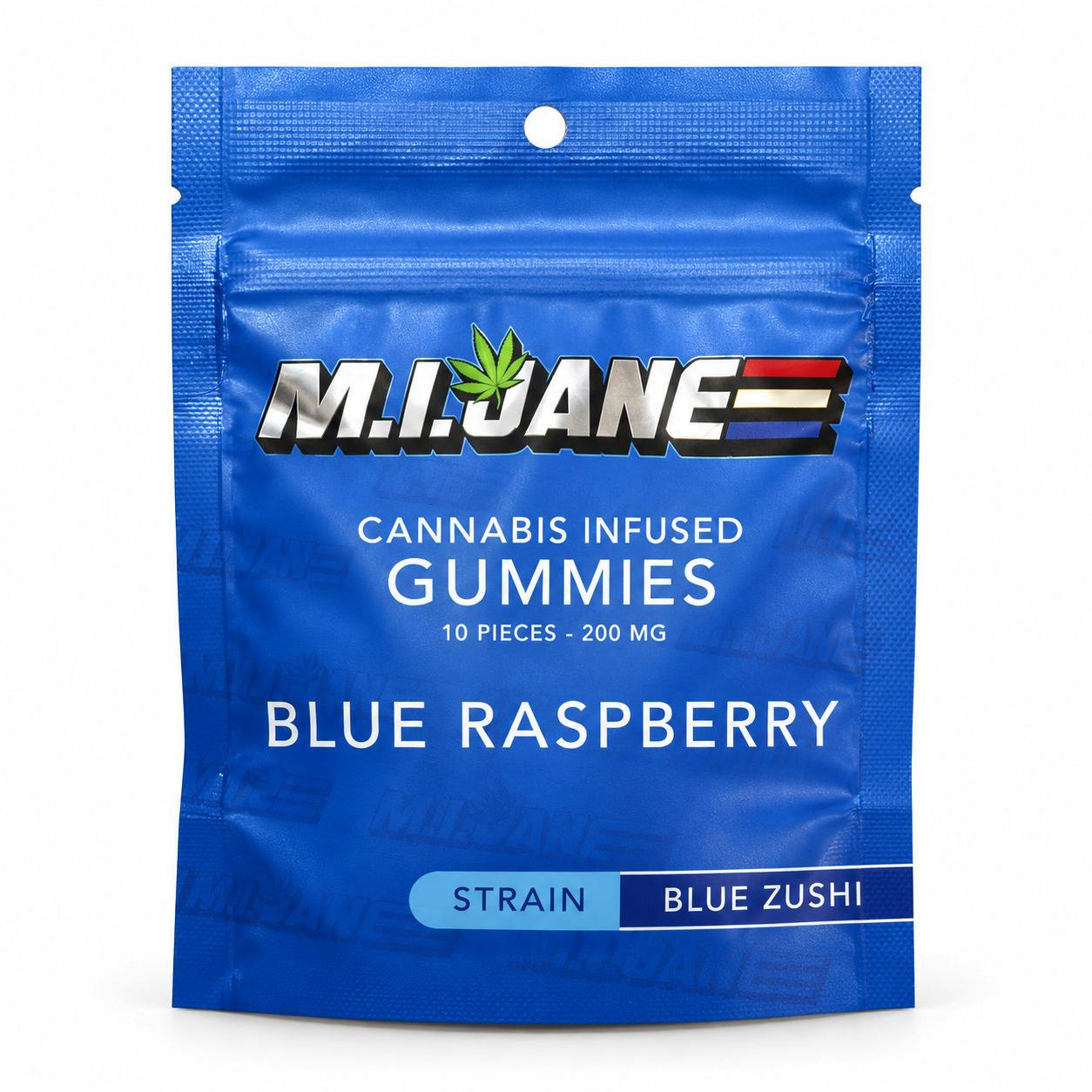 MI Jane - 200mg Infused Edible 10x20 - Blue Razz