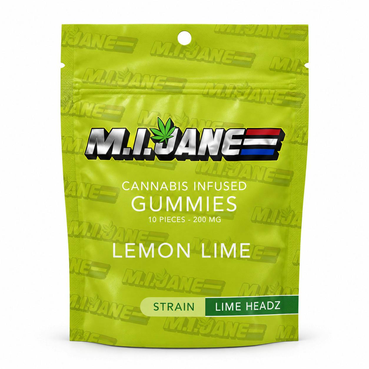 MI Jane - 200mg Infused Edible 10x20 - Lemon Lime