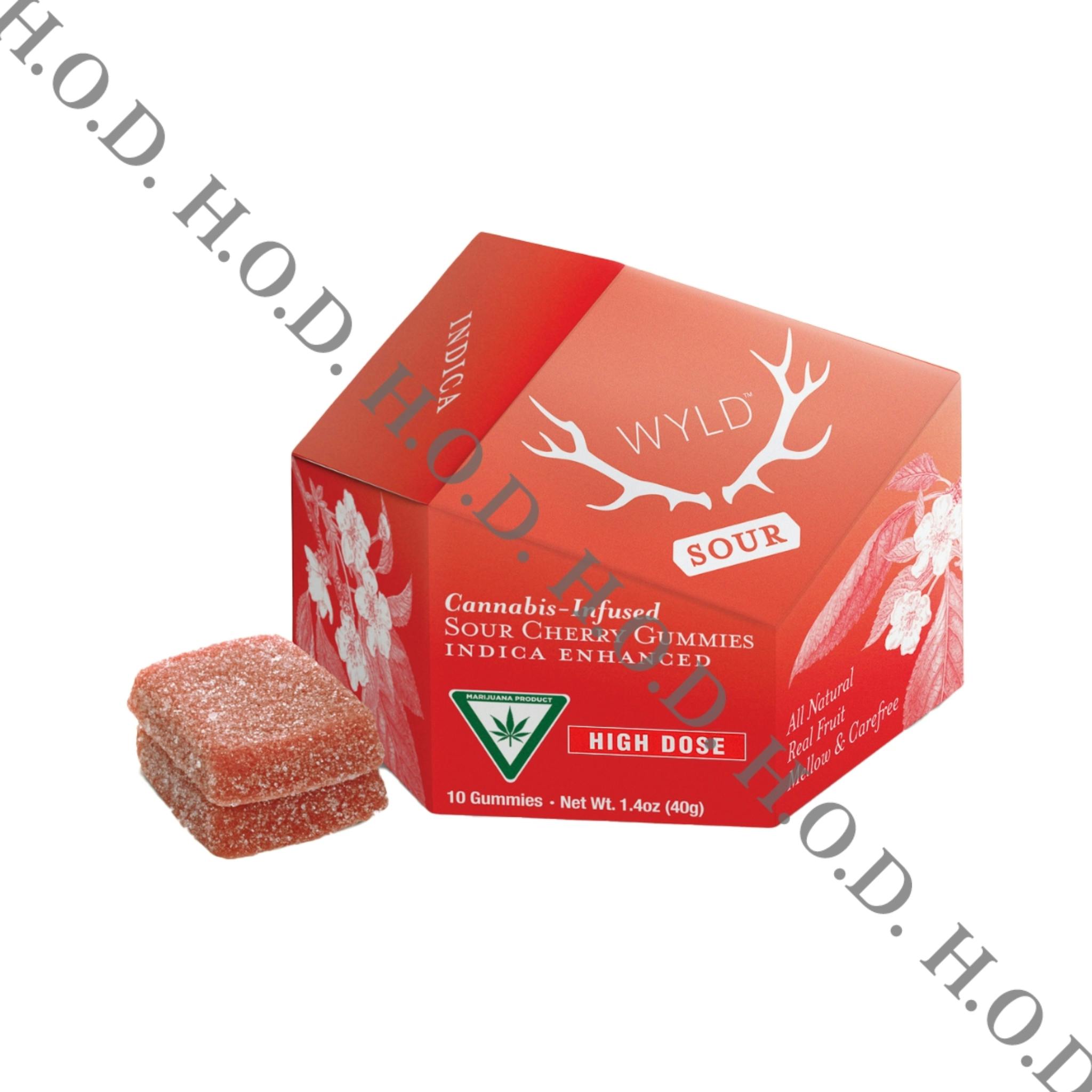 WYLD Sour Cherry Gummies