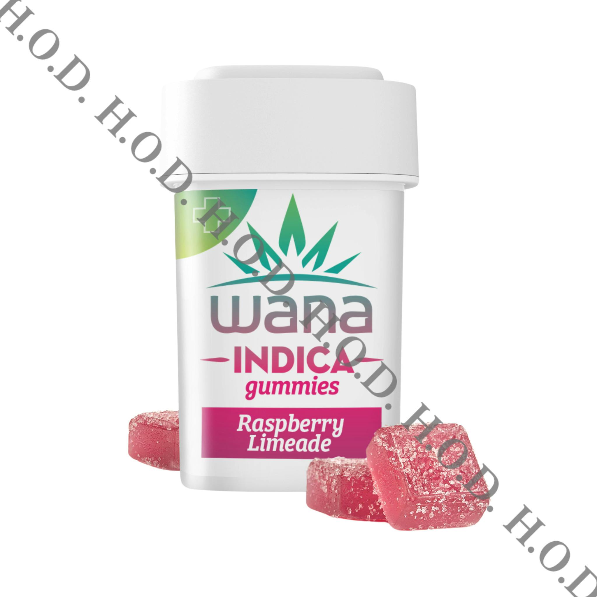 Wana Raspberry Limeade Gummies