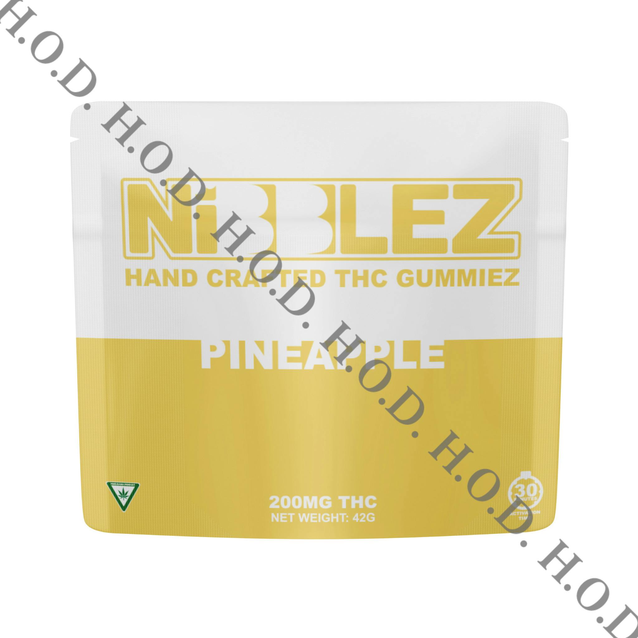 Nibblez Pineapple Vegan Gummies