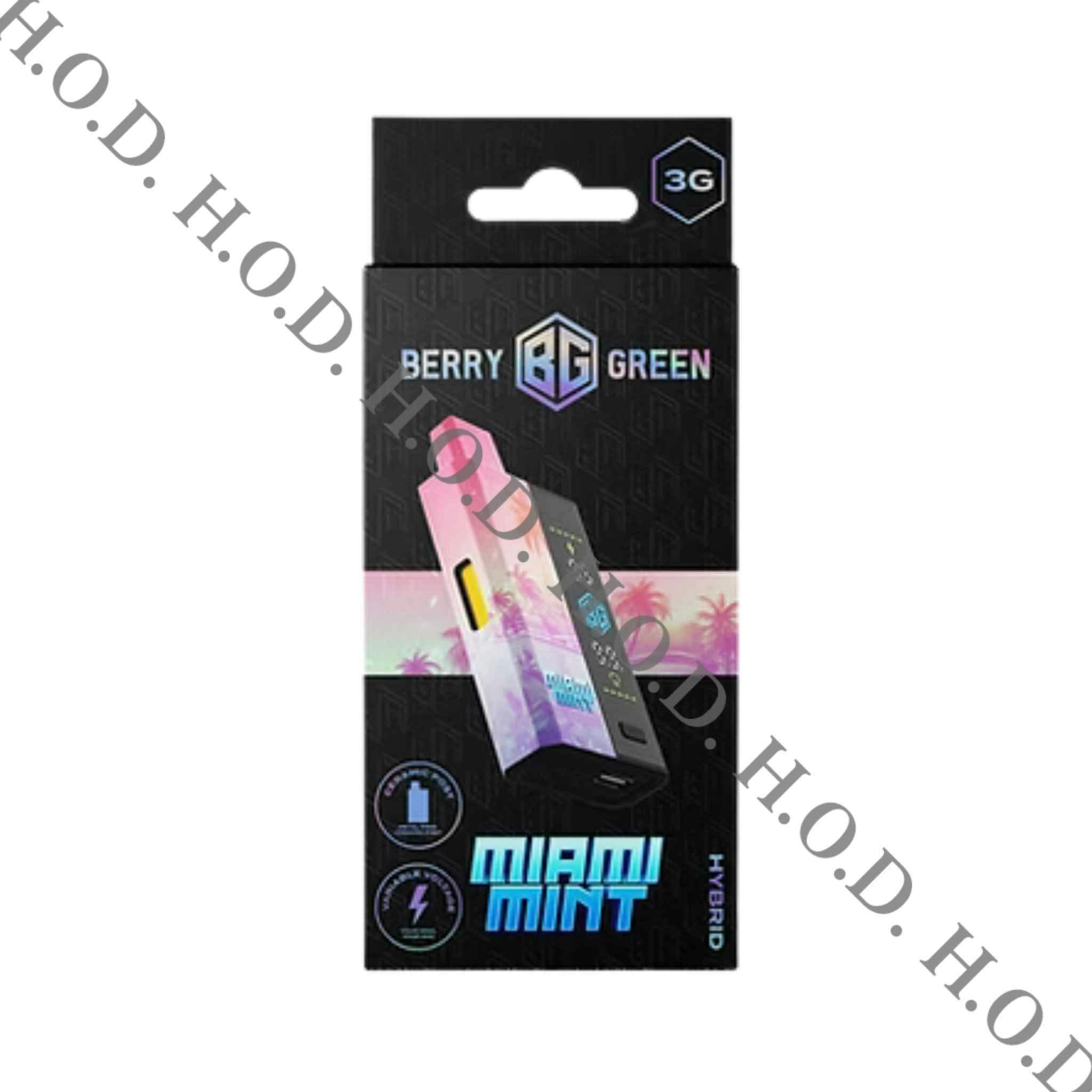 Berry Green Miami Mint Disposable