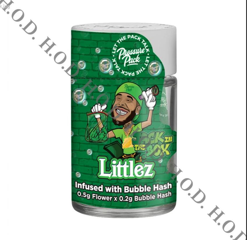 Pressure Pack x Jack Funny Littlez Candy Apple Jacks Bubble Hash Infused Pre-Roll .7g 5 Pack