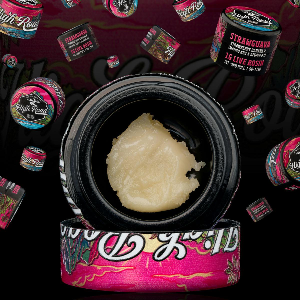 High Road : Strawguava Live Rosin