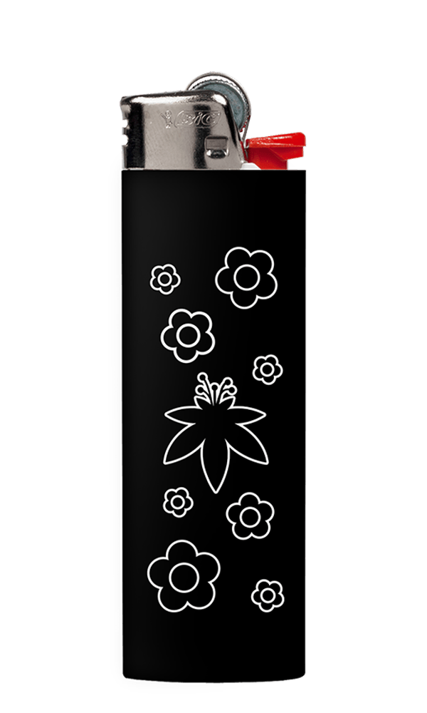 Flowery Lighter - Black Flowers at The Flowery Dispensary Inverness
