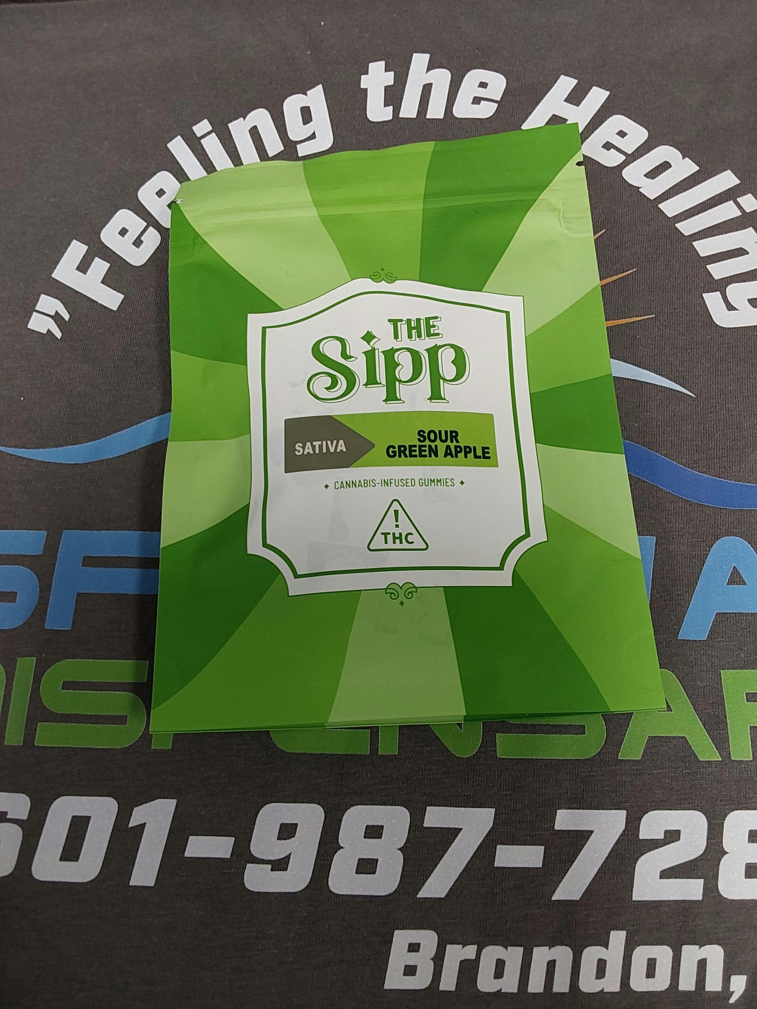 100mg | Sour Green Apple Sativa | The Sipp