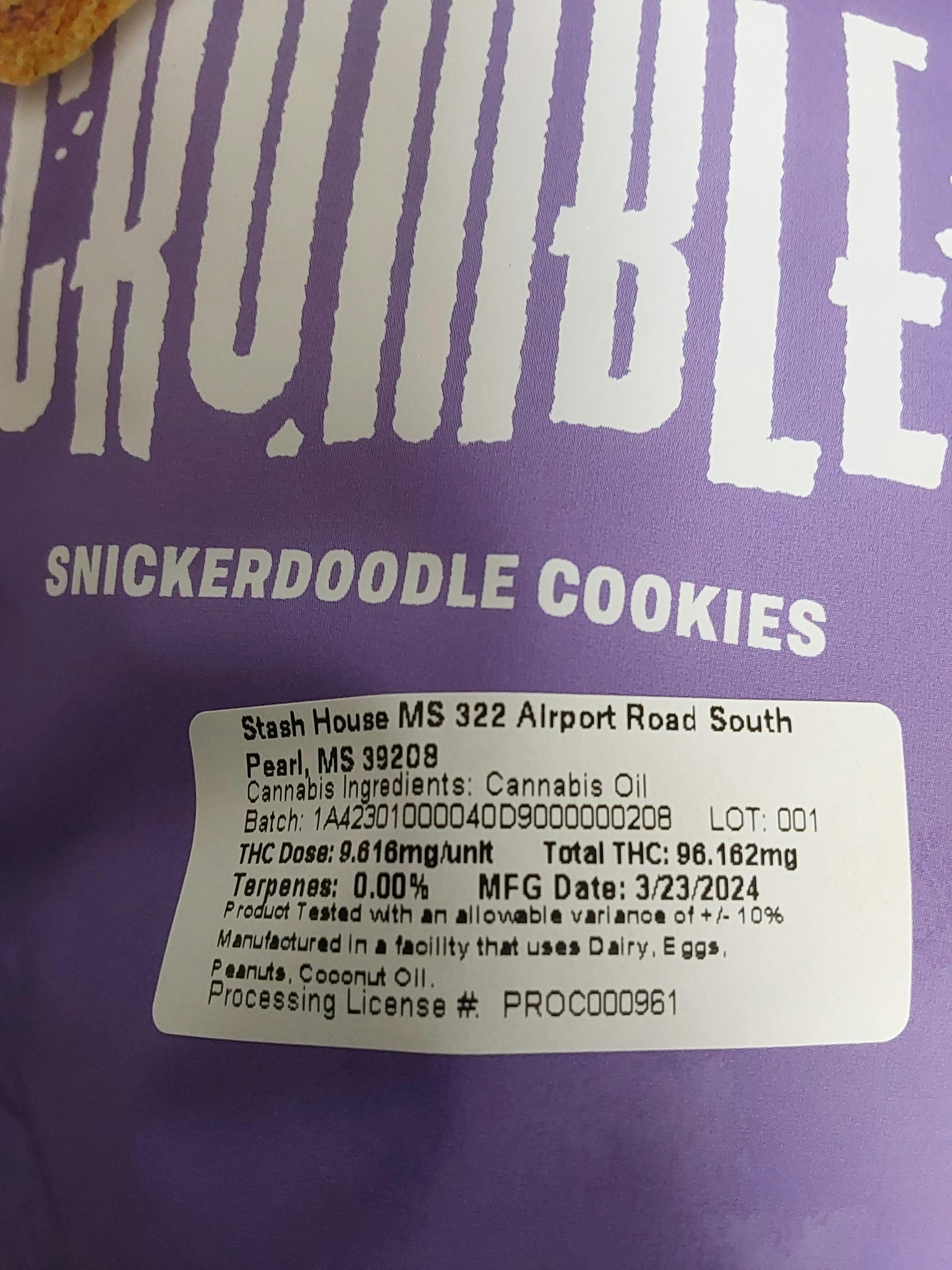 Crumble Snickerdoodle Toffee Cookie SH
