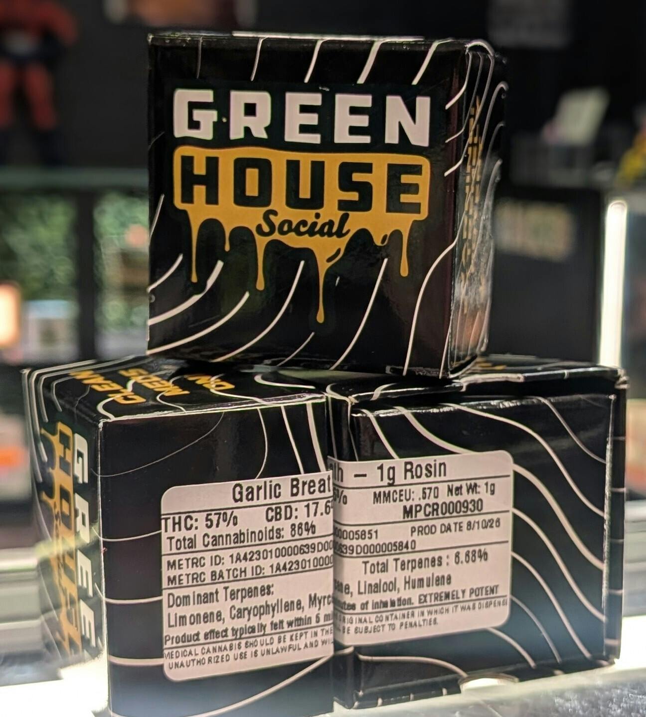 1g Rosin | Garlic Breath | GHS