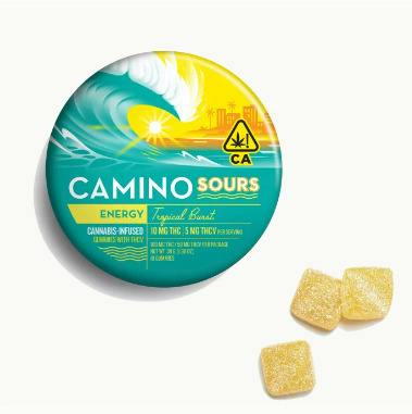 Camino | Energy | Tropical Burst Sours | Gummies 10pk (100mg)