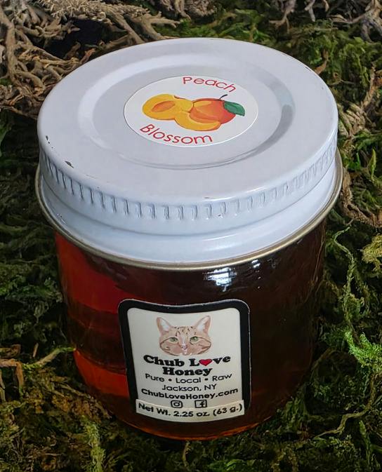 Chub Love Honey | Peach Blossom | Pure Raw Honey (2.25oz) at Windy Hill Wellness Cannabis Weed Dispensary - Greenwich