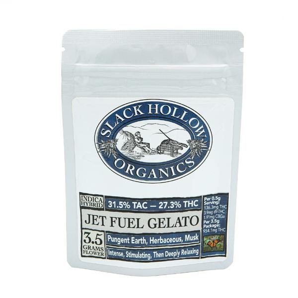 Slack Hollow | Jet Fuel Gelato (IH) | 3.5g Flower