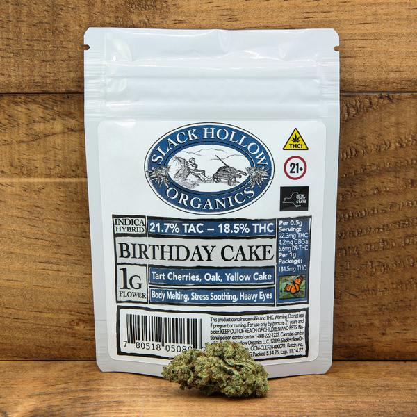 Slack Hollow | Birthday Cake | Dime Bag 1G at Windy Hill Wellness Cannabis Weed Dispensary - Glens Falls