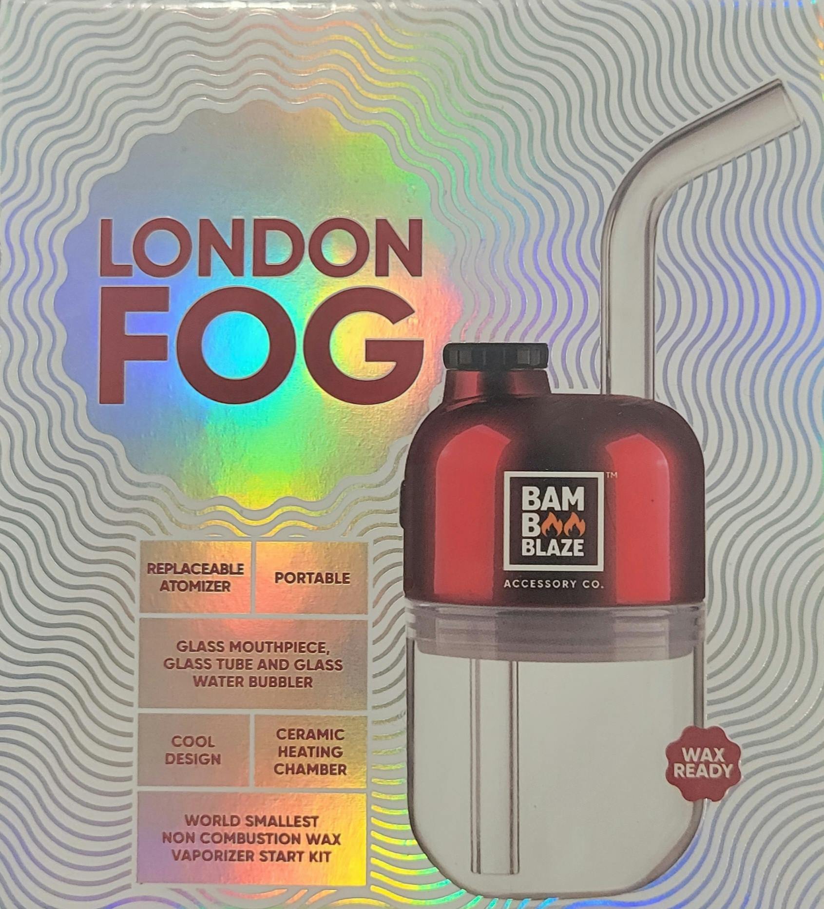 Bamboo Blaze - London Fog - Red