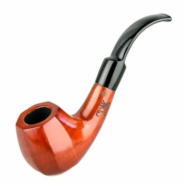Pulsar Shire Pipes Bent Octagon Brandy Cherry Wood - 5.5" - Brandy Cherry Wood - 5.5"