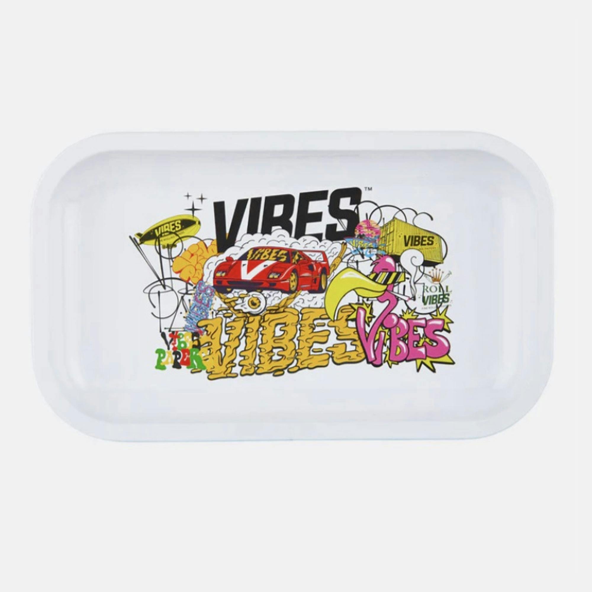 VIBES Collage Rolling Tray - Medium
