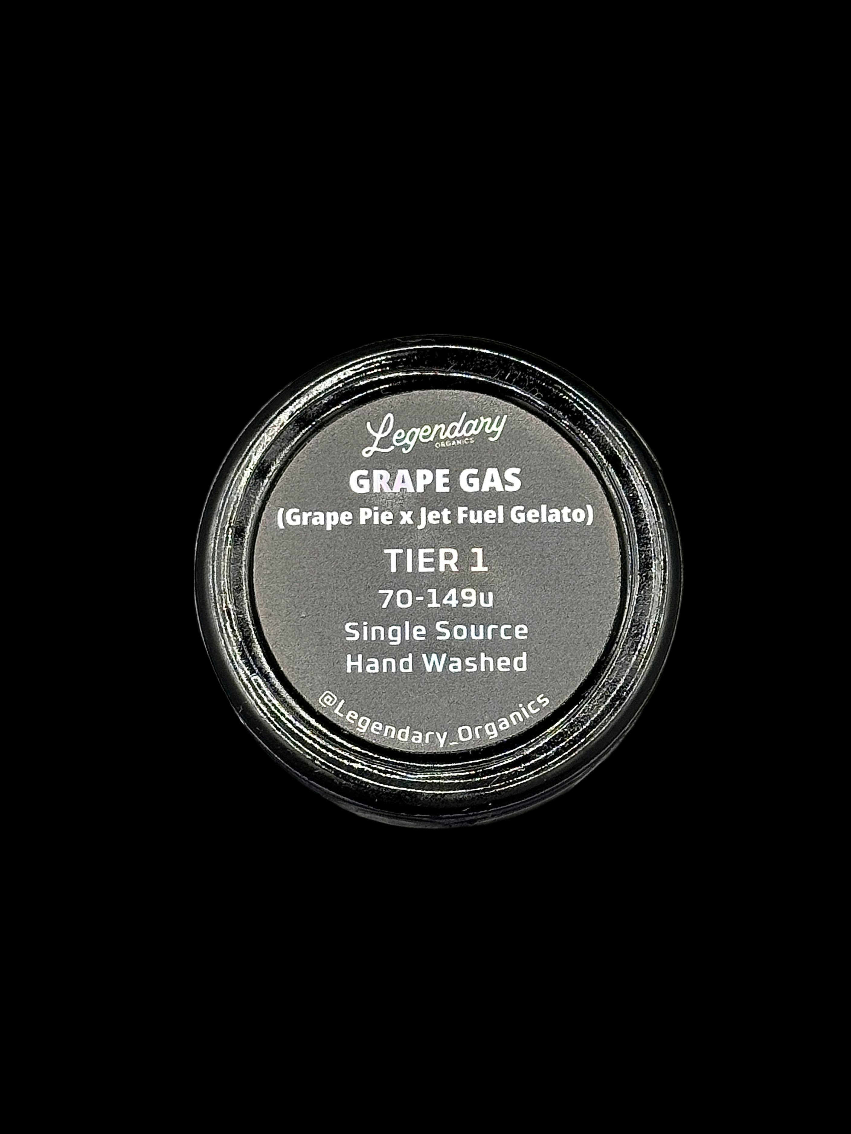 Legendary Organics Live Rosin - Grape Gas