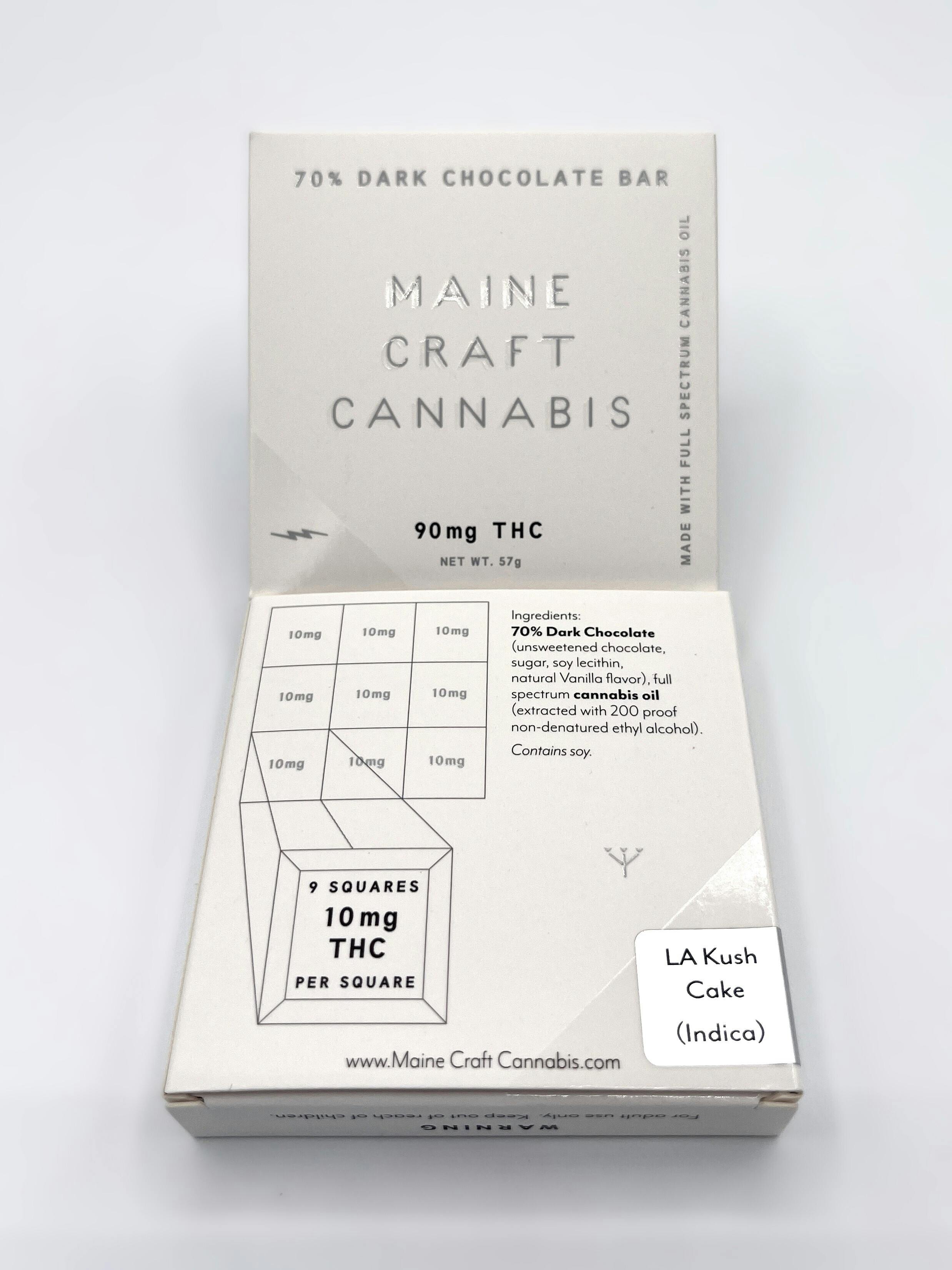 Maine Craft Cannabis - RSO Infused Dark Chocolate Bar (Indica)