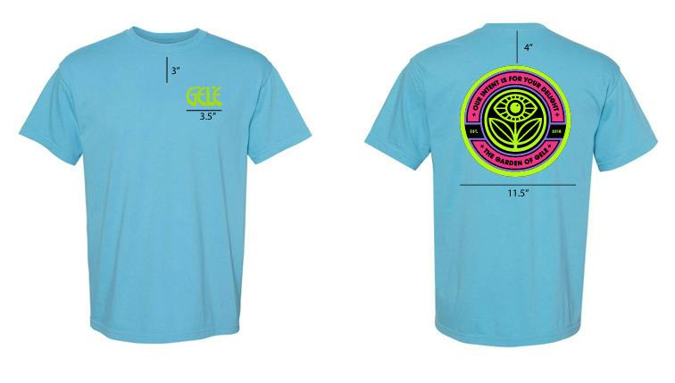 Gele Logo Tee (Blue/Green) - 2XL