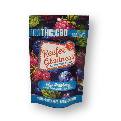 10:1 Blue Razzberry Gummies [S] at PurLife Dispensary Roswell