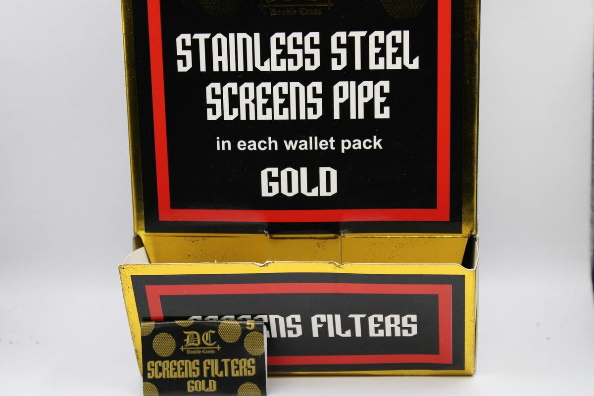 Pipe Screen (Silver/Gold) 100 CT