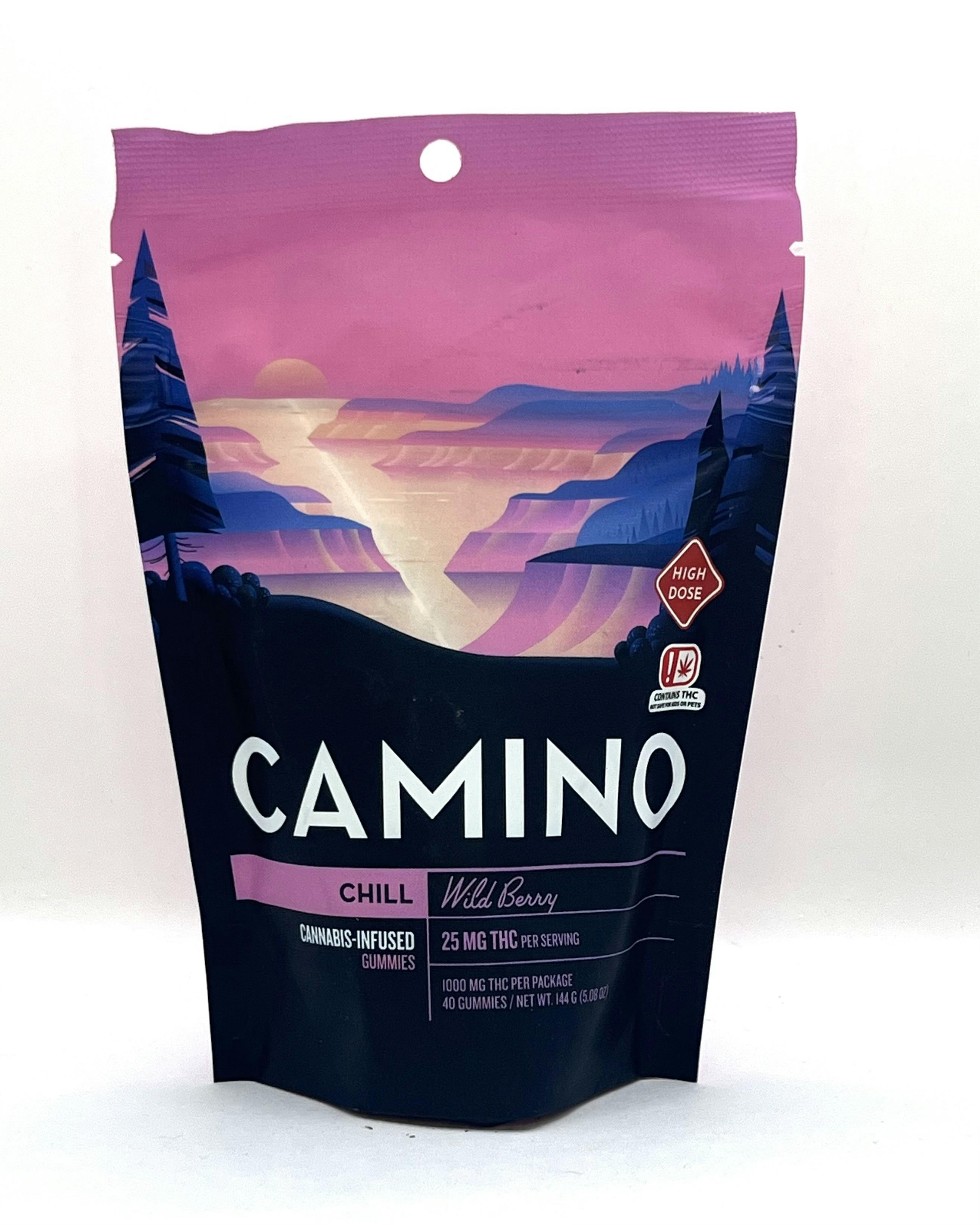 Kiva - Camino High Dose 1000mg - Wild Berry