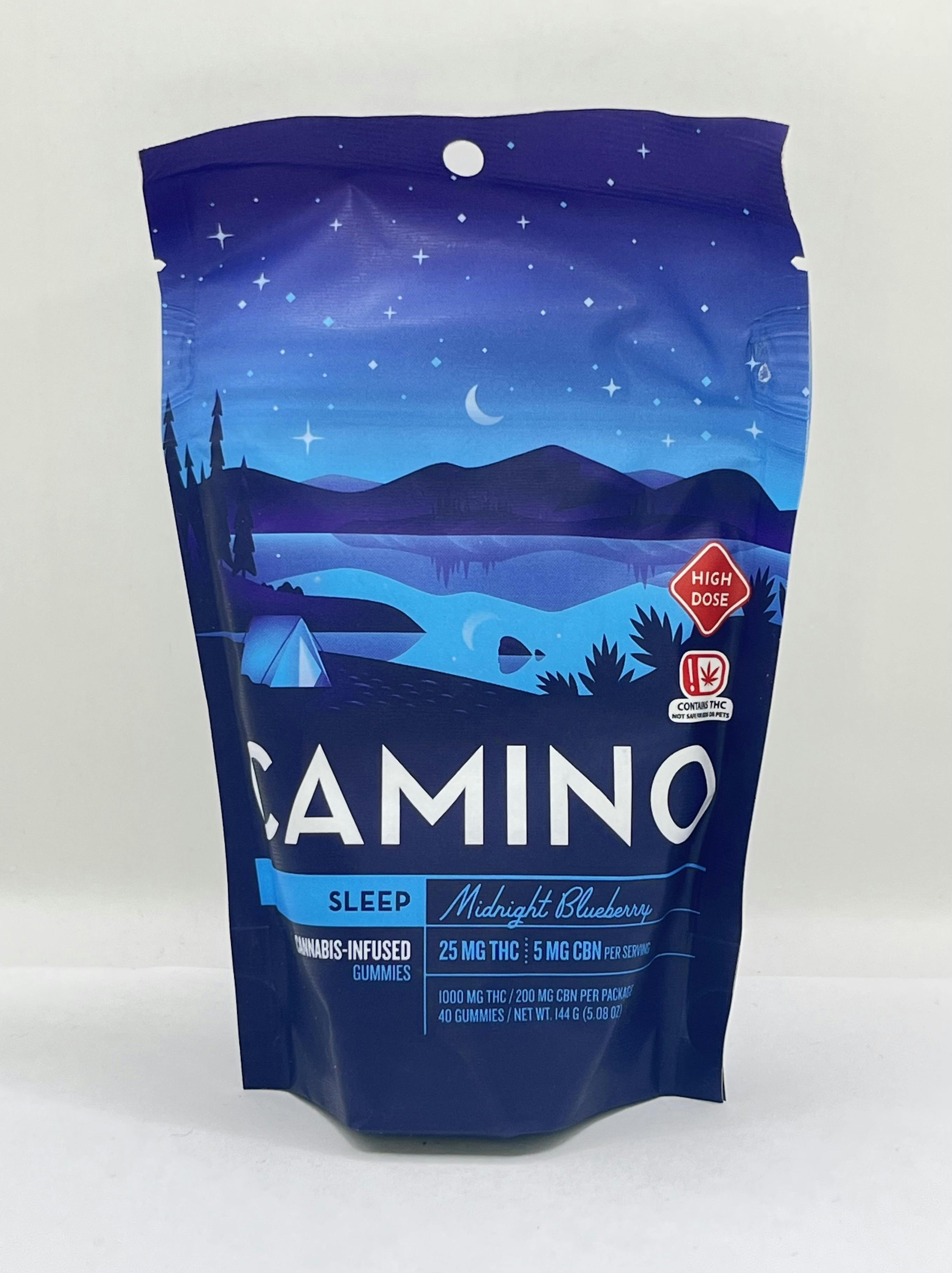 Kiva - Camino High Dose 1000mg - Midnight Blueberry